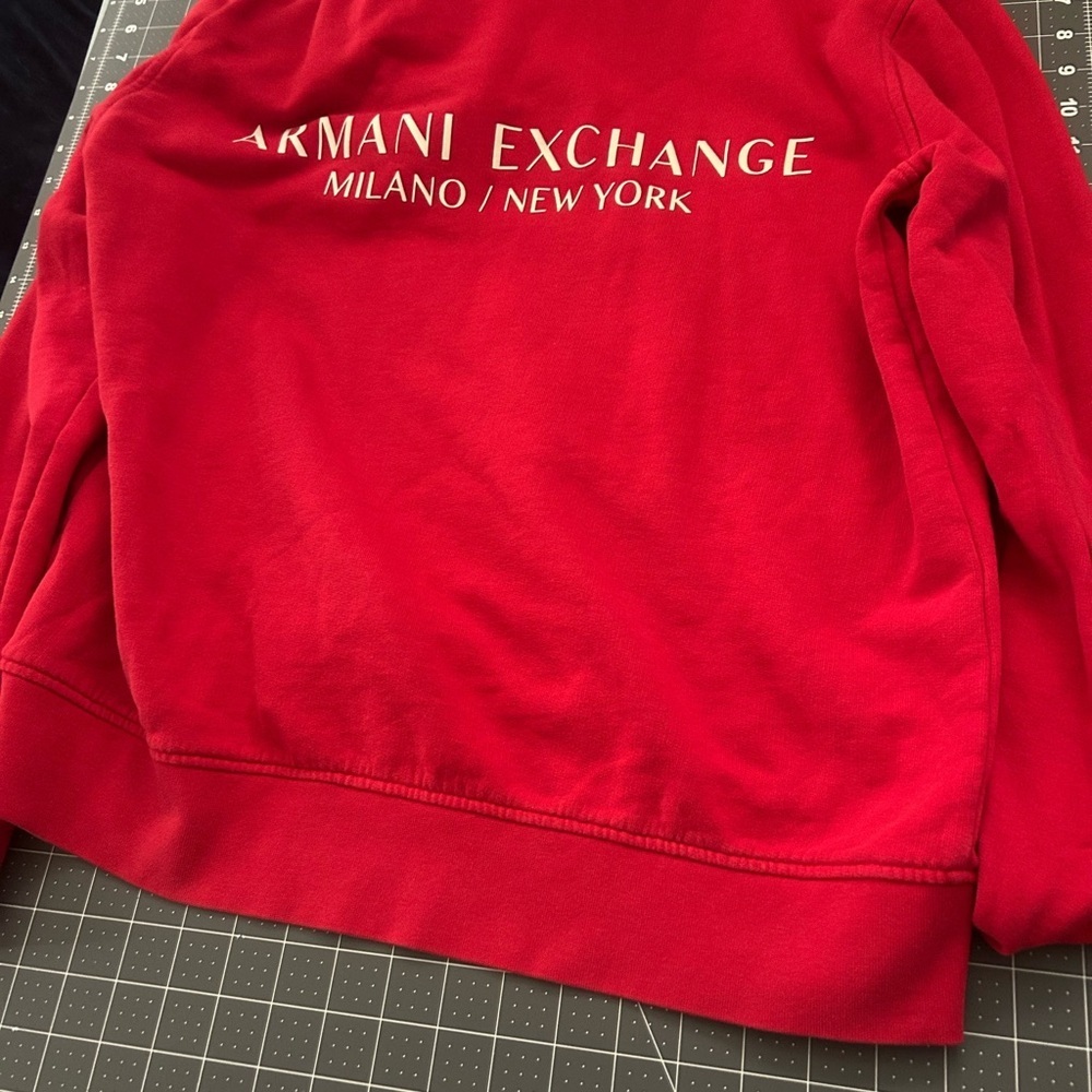 Armani Exchange Red Men's Sweater - Picture 5 of 5